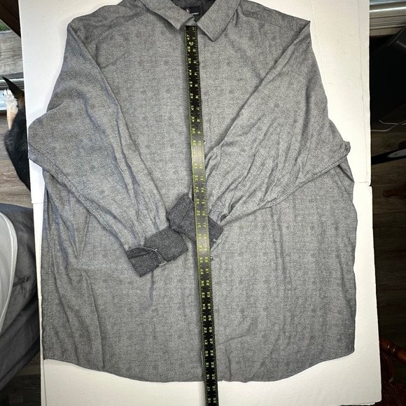 HART SHAFFNER MARX - Men's 3XB, Long Sleeve Shirt. Gray. Great Condition!! - Picture 8 of 8